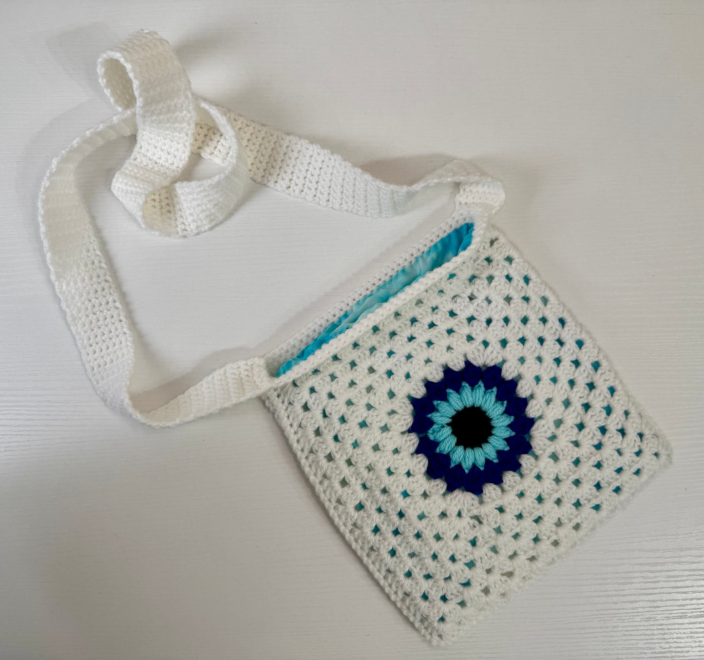 Sunburst Granny Square Cross Body Bag - 1 of 1, Ready to Ship
