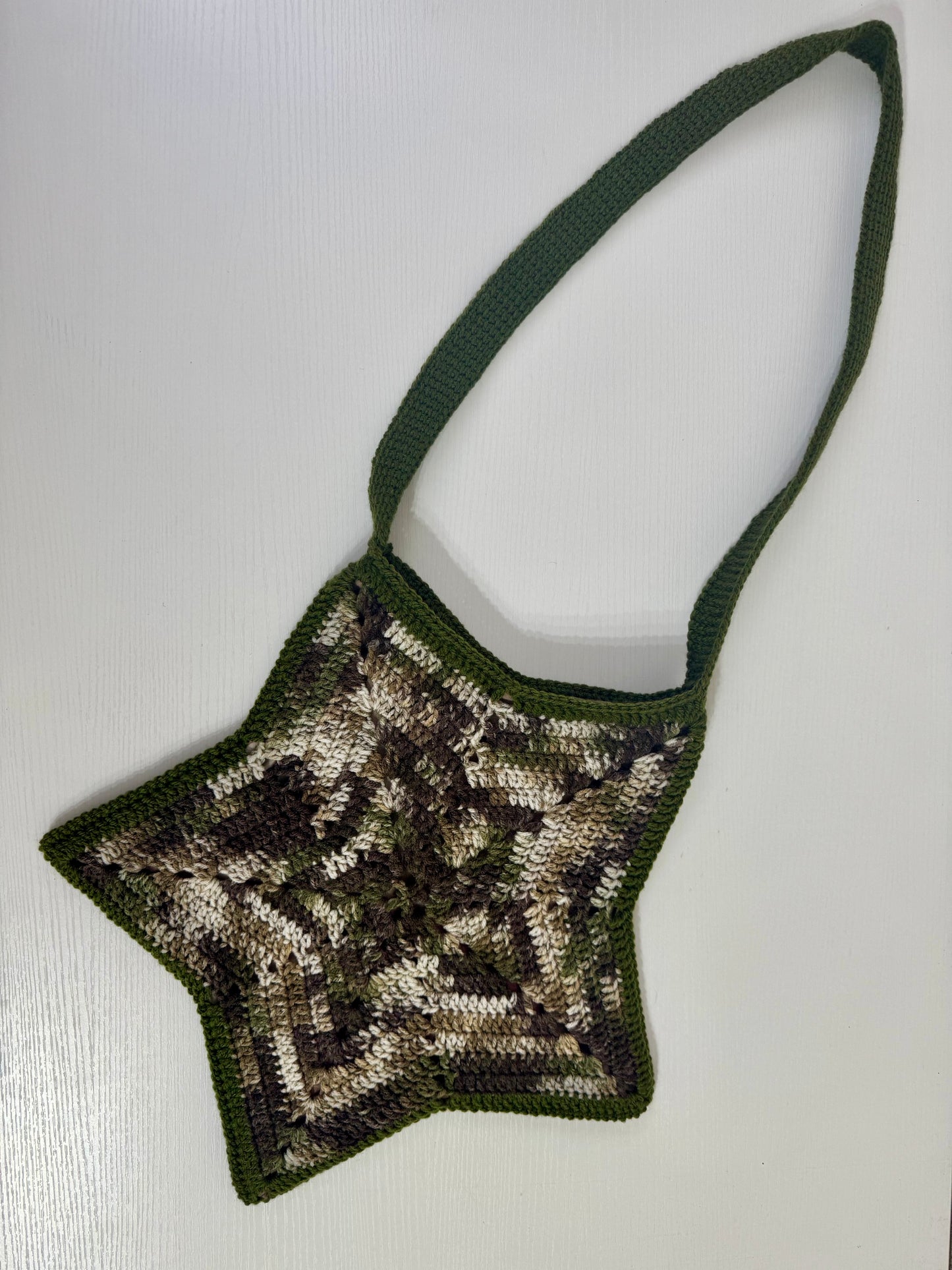 Camouflage x Khaki Green Star Bag - 1 of 1, Ready to Ship
