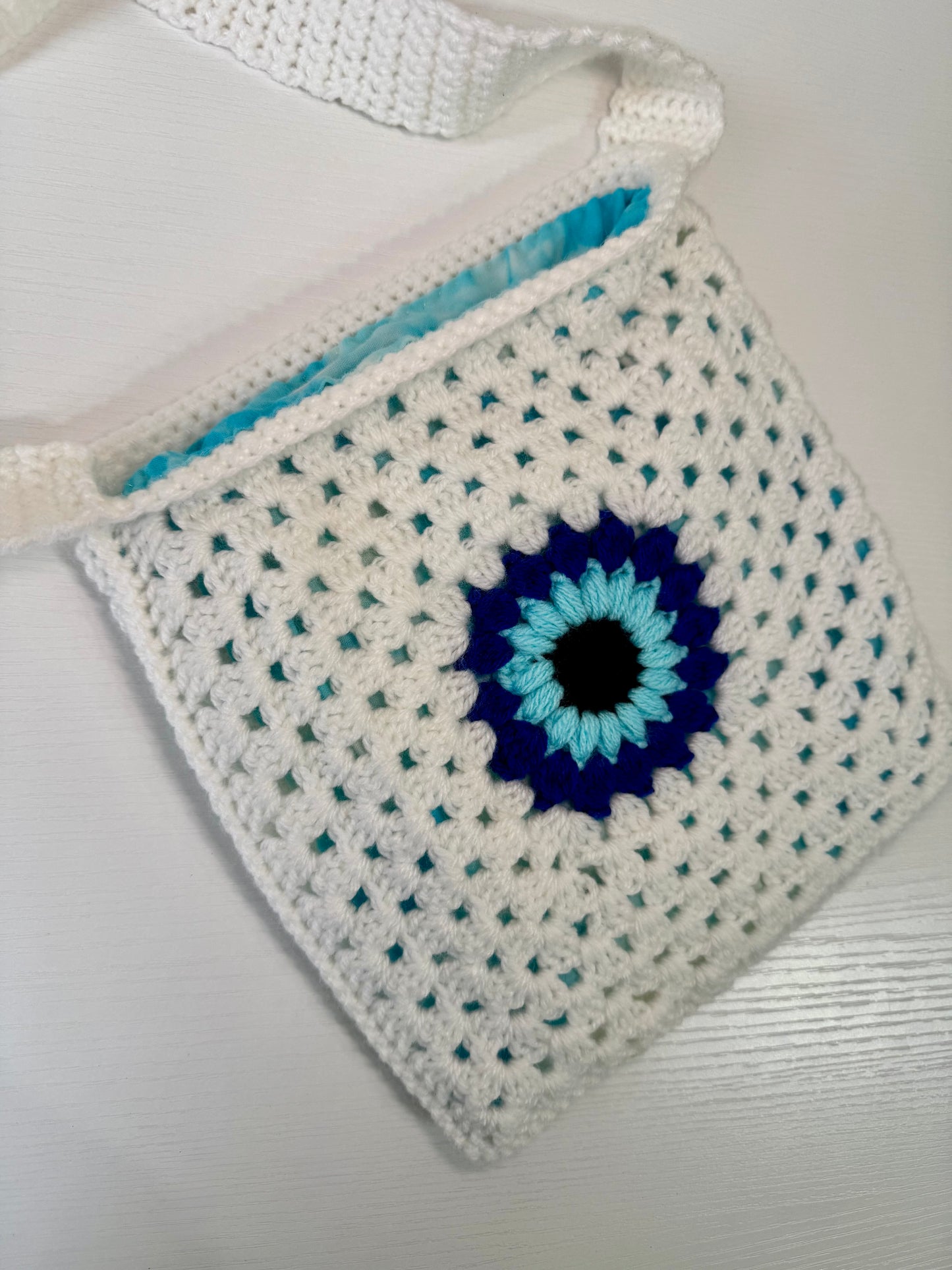 Sunburst Granny Square Cross Body Bag - 1 of 1, Ready to Ship
