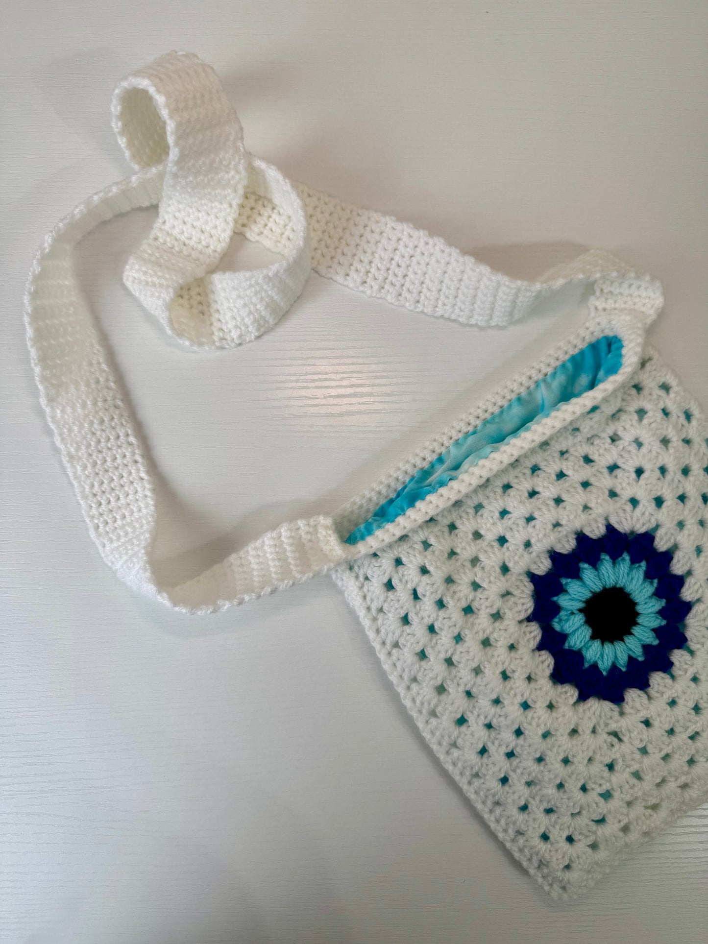 Sunburst Granny Square Cross Body Bag - 1 of 1, Ready to Ship