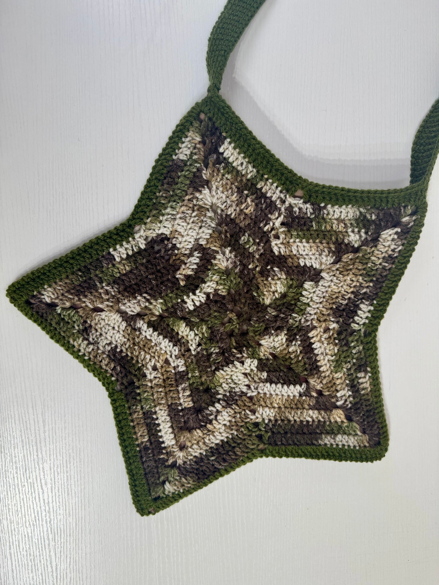 Camouflage x Khaki Green Star Bag - 1 of 1, Ready to Ship