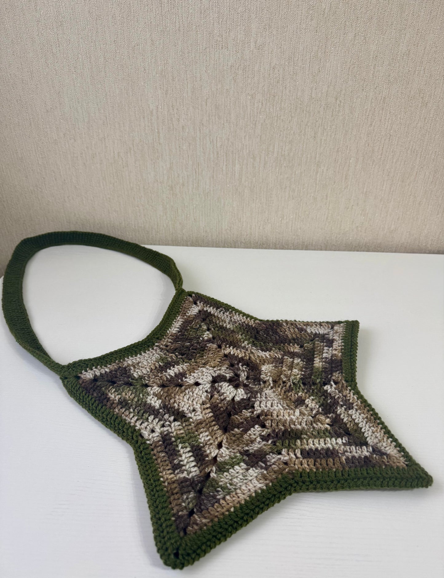 Camouflage x Khaki Green Star Bag - 1 of 1, Ready to Ship