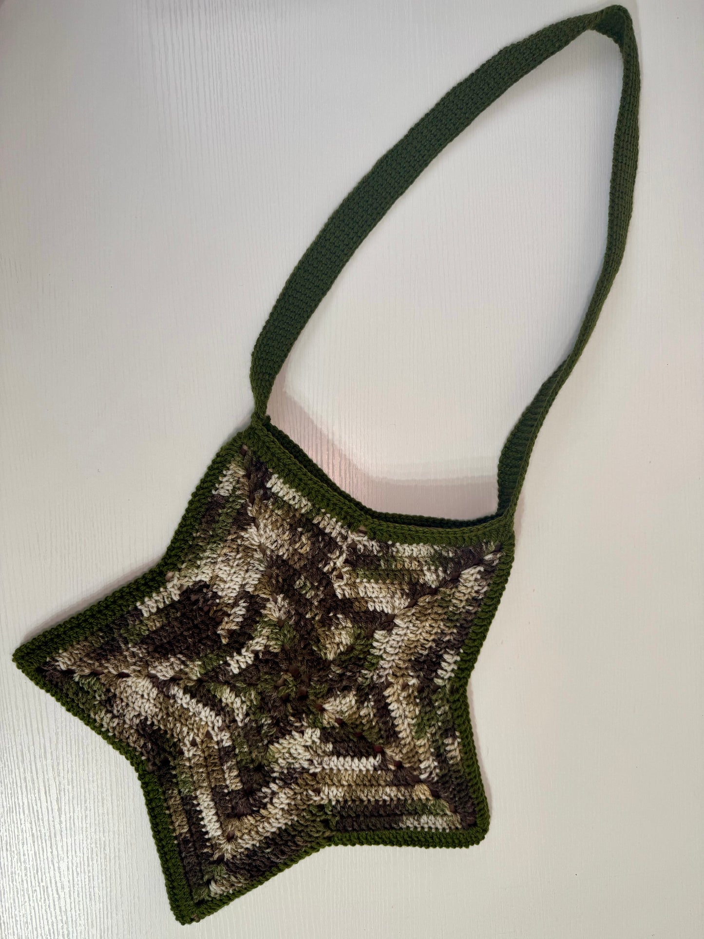 Camouflage x Khaki Green Star Bag - 1 of 1, Ready to Ship