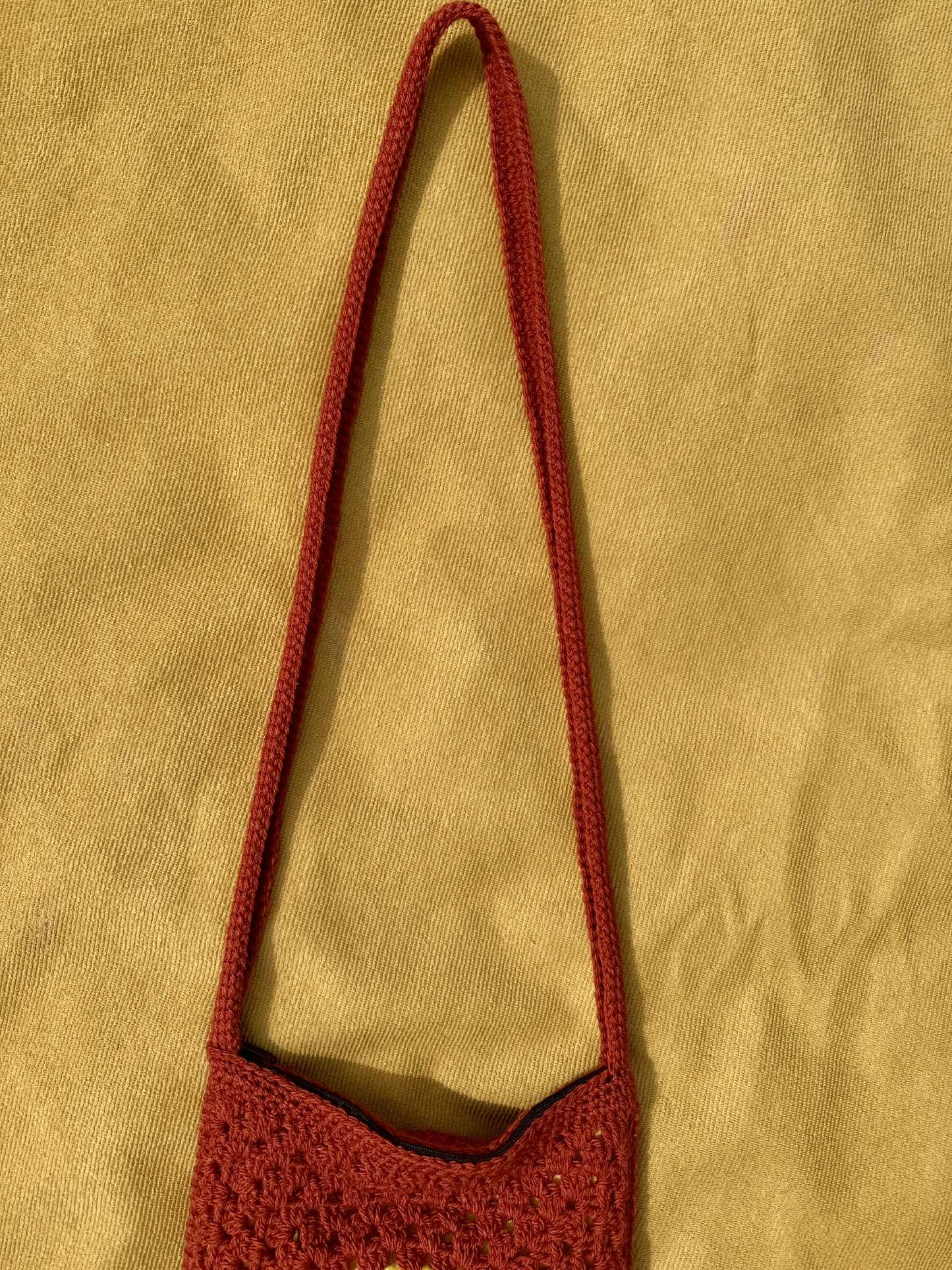 Sunflower Granny Square Bag