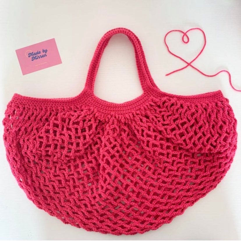 Crochet market bag pattern best sale red heart