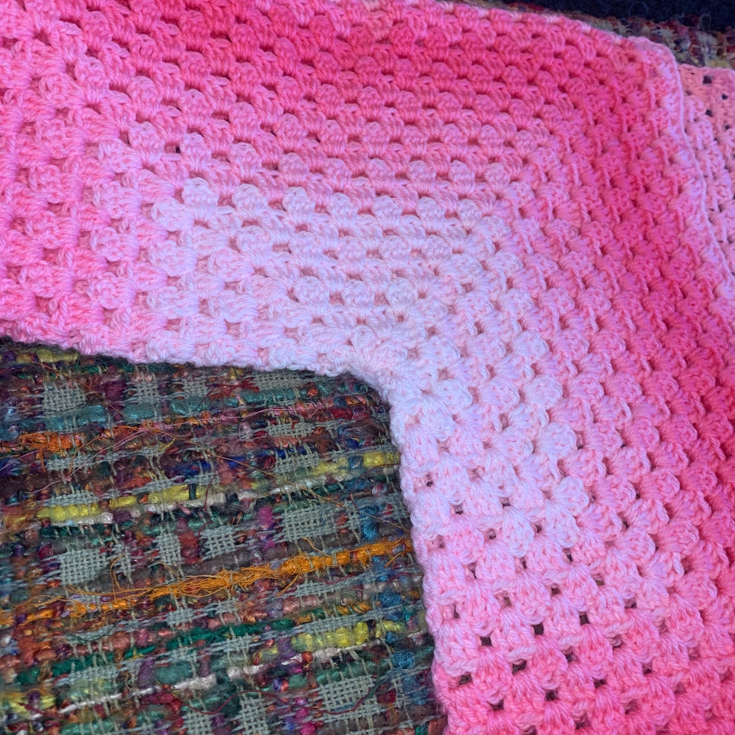 Palette of Pinks Gradient Hexagon Cardigan