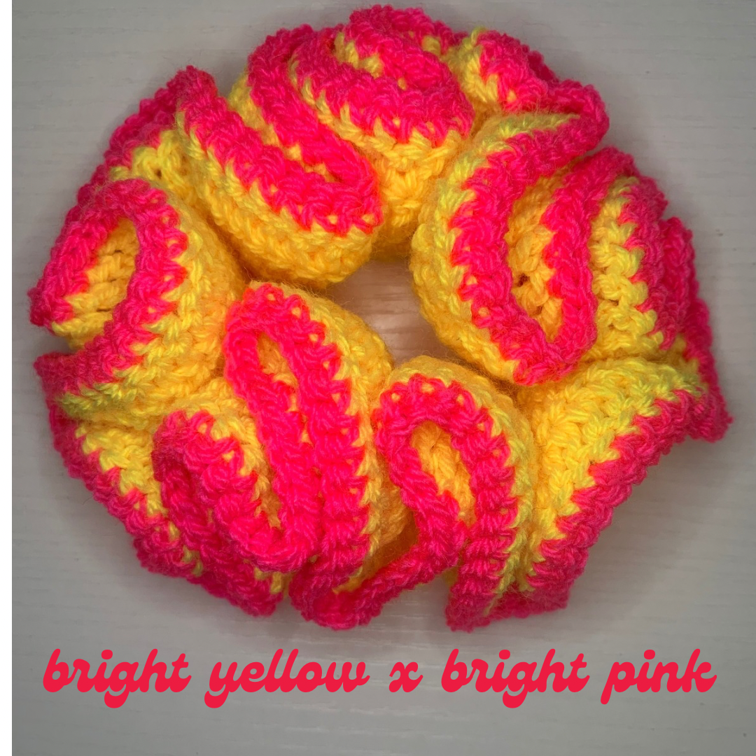 Crochet Mega Scrunchies