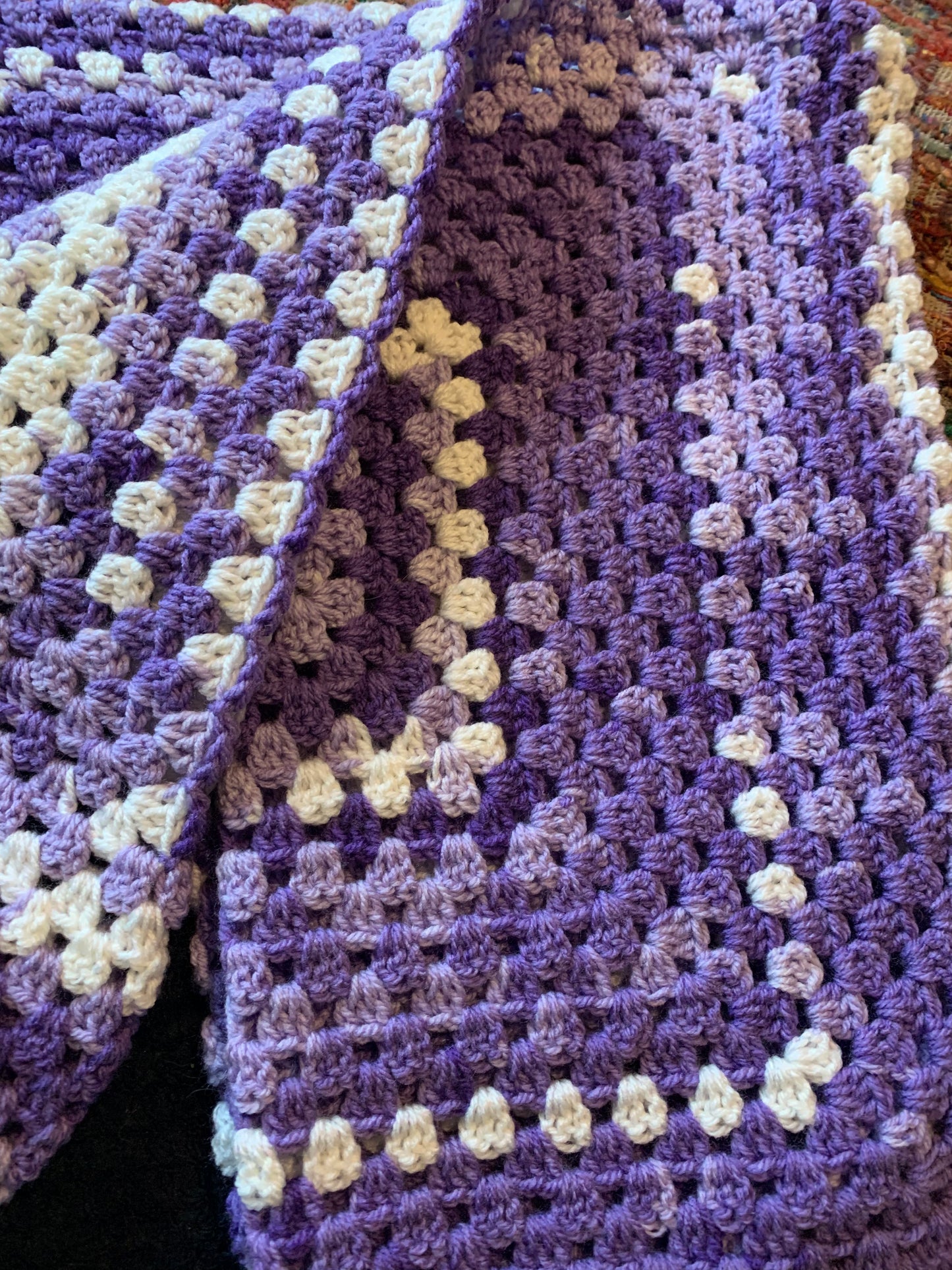 Lovely Lavender Crochet Hexagon Cardigan