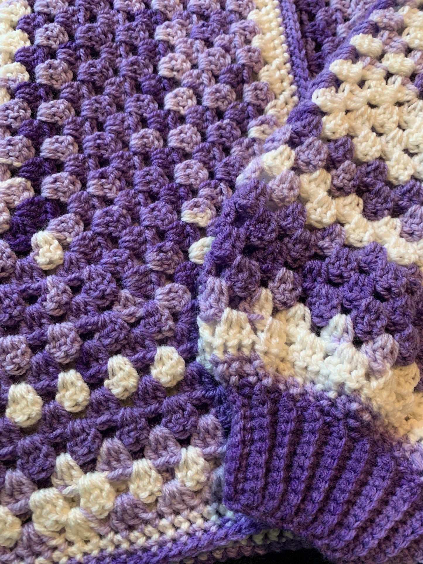 Lovely Lavender Crochet Hexagon Cardigan