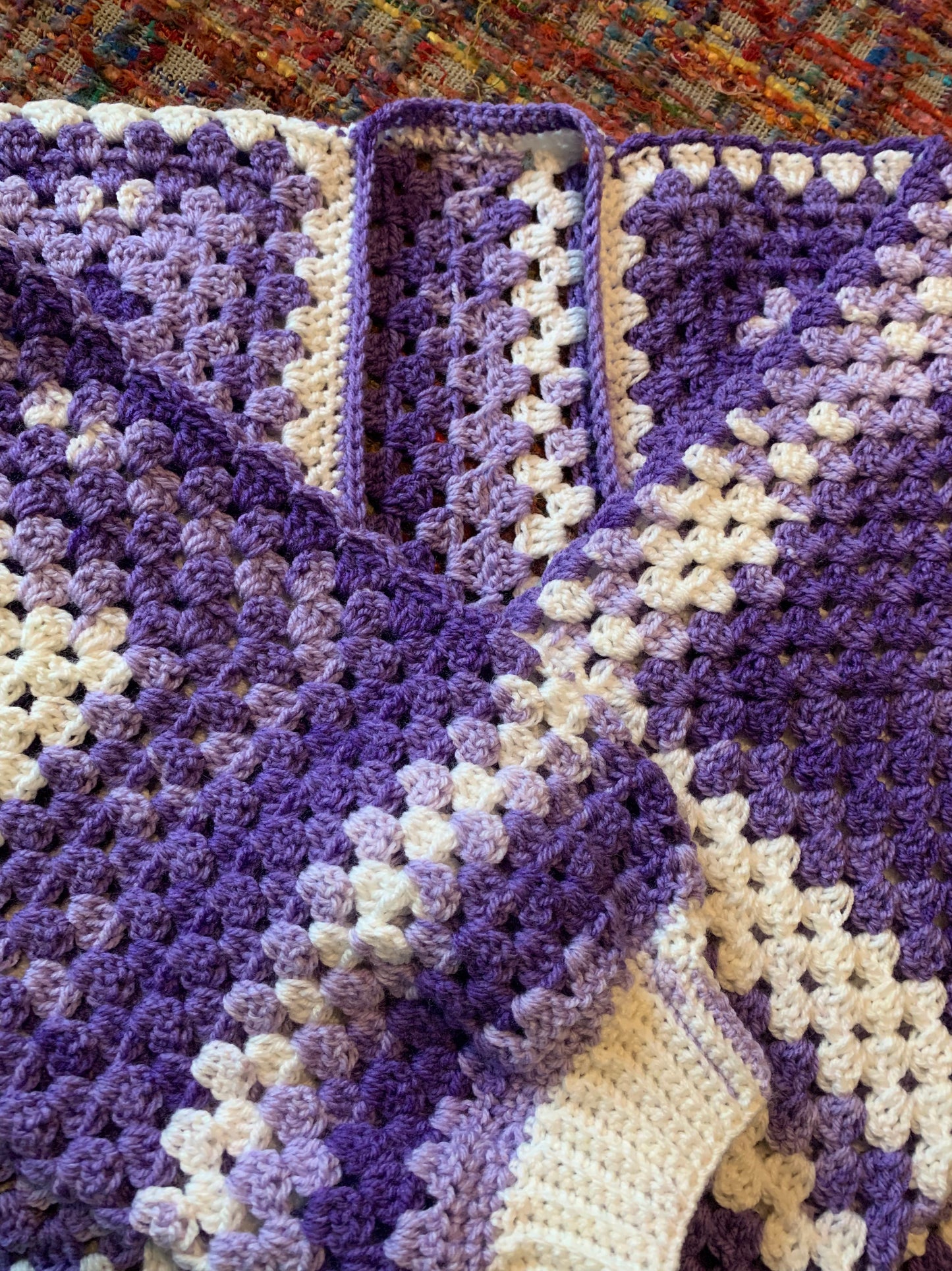 Lovely Lavender Crochet Hexagon Cardigan