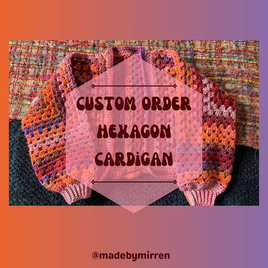 Custom Order Hexagon Cardigan