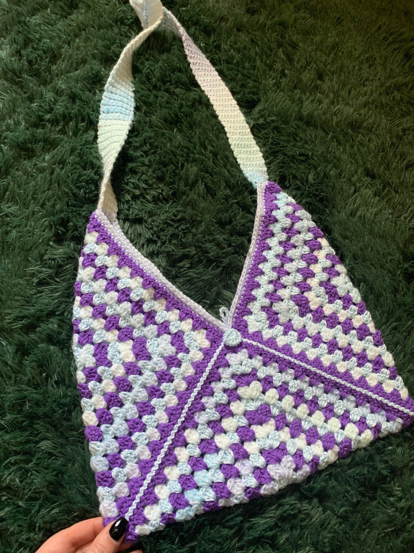 Frosted Thistle Boho Shoulder Bag