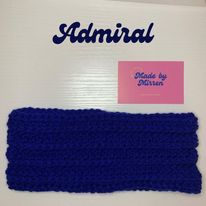 No Twist Front Headband/Ear Warmer in Royal Ridge Rib Style