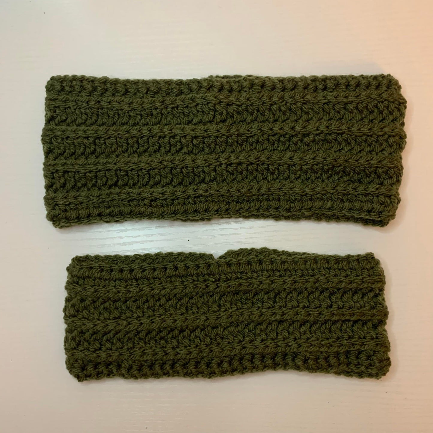 No Twist Front Headband/Ear Warmer in Royal Ridge Rib Style