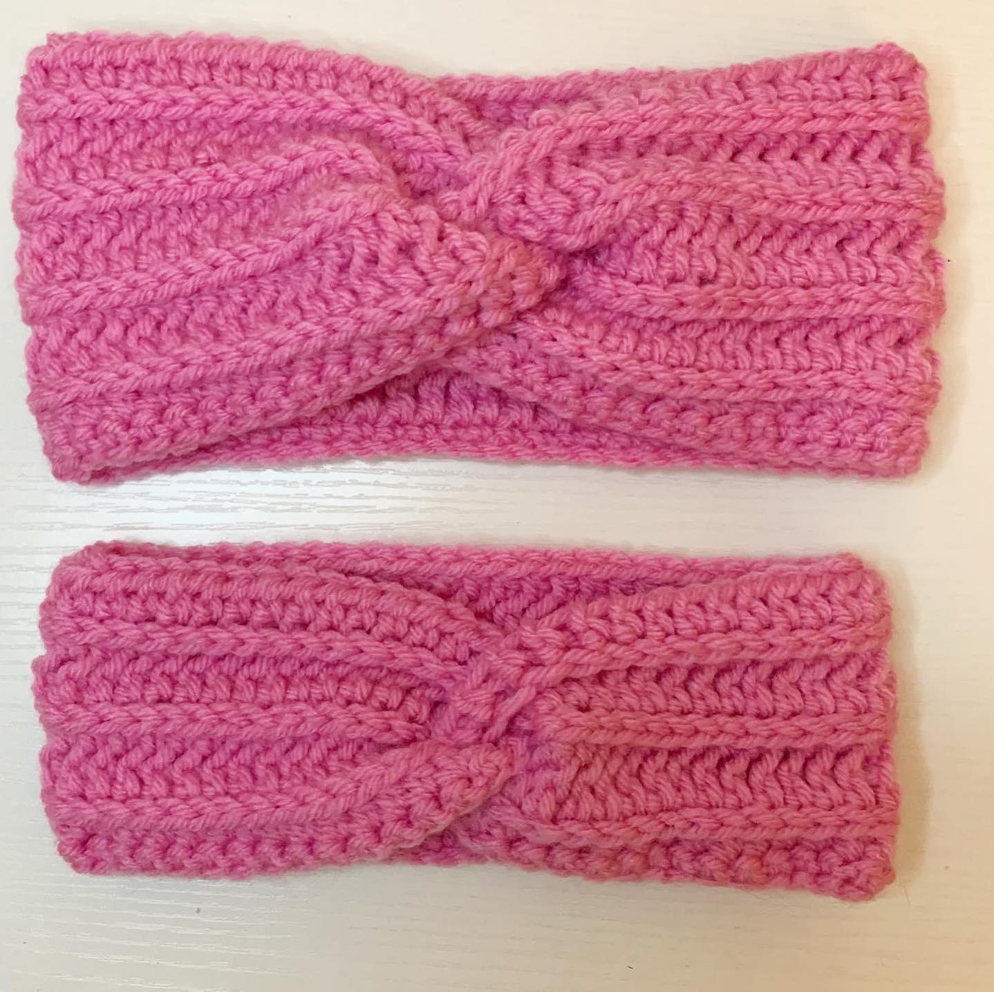 Twist Front Headband/Ear Warmer in Royal Ridge Rib Style